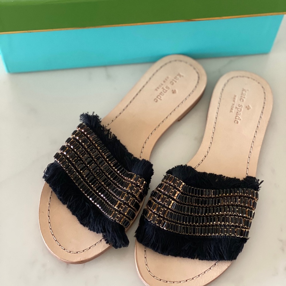 Kate Spade Solaina Black Sandals